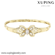 74584 Mode Elegant Schmetterling Zirkonia Schmuck Armband in 14k Gold Farbe